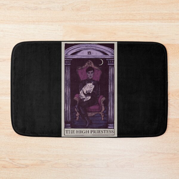 Item preview, Cat woman inspired Tarot Card, the high Priestess designed and sold by JosephSiebrase.