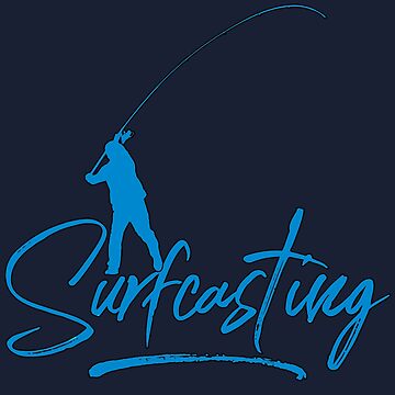 Pegatina for Sale con la obra «pesca surfcasting bw» de AmonRa16