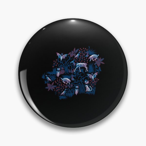 Item preview, EerieForest-MysticalAnimalsintheWoods-MidnightBlue designed and sold by TiffanyC446455.