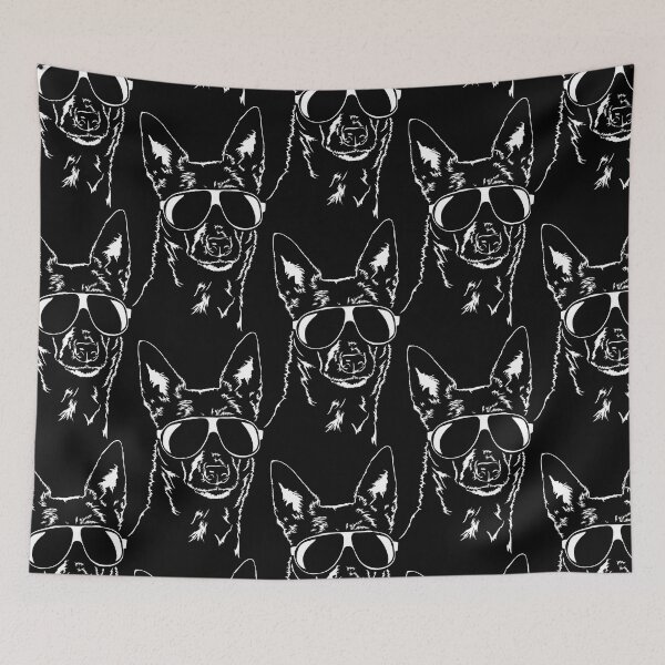 Item preview, Australian Kelpie cool dog sunglasses designed and sold by dogarts.