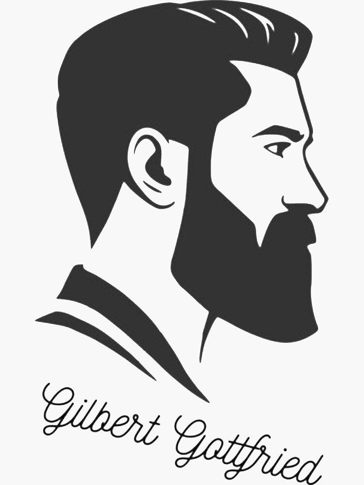 “Gilbert Gottfried Comedian Fanart” Sticker by LKhanlk9 | Redbubble