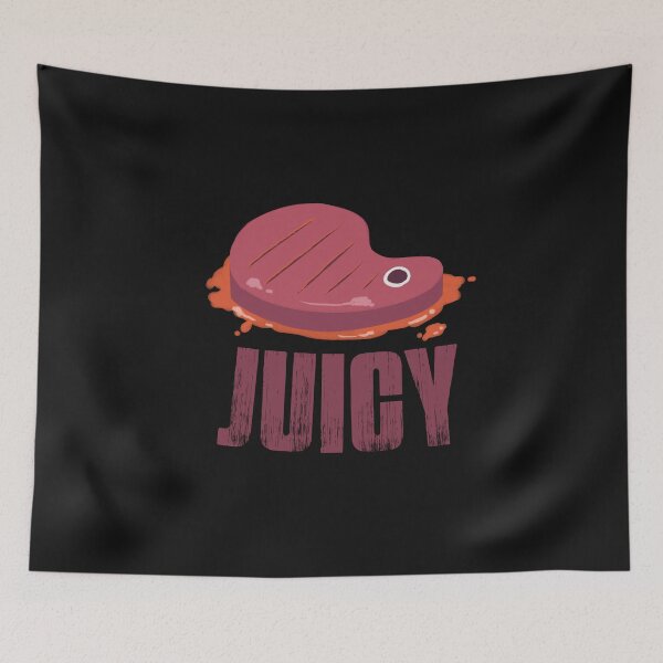 Item preview, Vintage Juicy Steak Typography and illustration  designed and sold by garniturex.