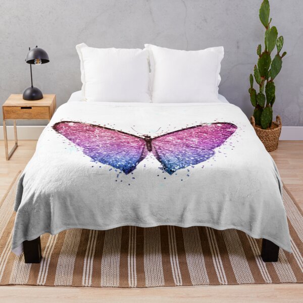 Item preview, Pink And Blue Glitters Butterfly Abstract,sparkle,dazzling, shimmery, sparkly, shine, shimmer, girly, glam, luxury, designed and sold by Tamas Das.