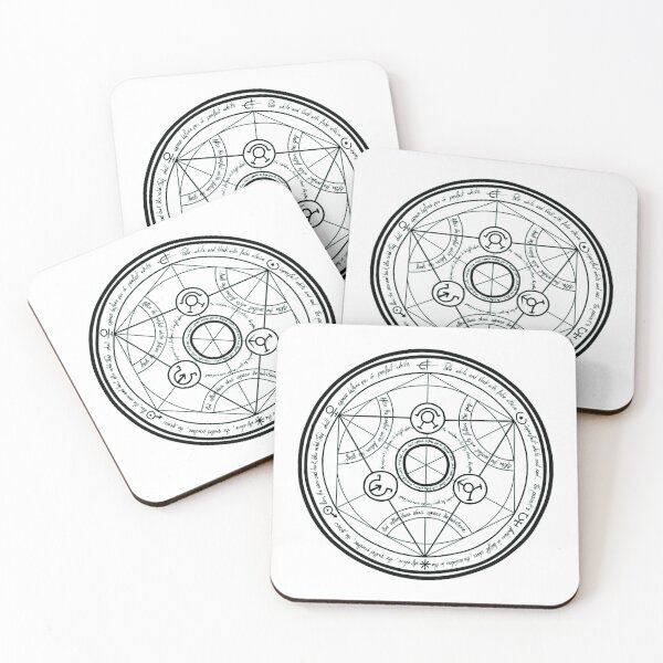 Item preview, Fullmetal Alchemist transmutation circle Sticker designed and sold by CleopatraPark.