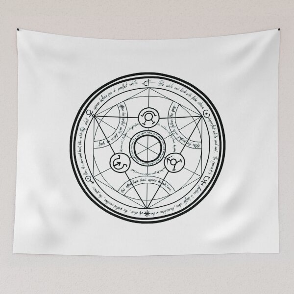 Item preview, Fullmetal Alchemist transmutation circle Sticker designed and sold by CleopatraPark.