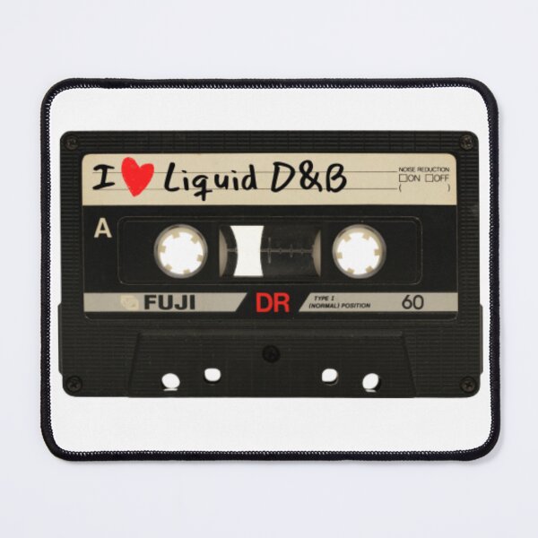 Item preview, I Love Liquid Drum and Bass Music Cassette Tape designed and sold by RichTeeDesigns.