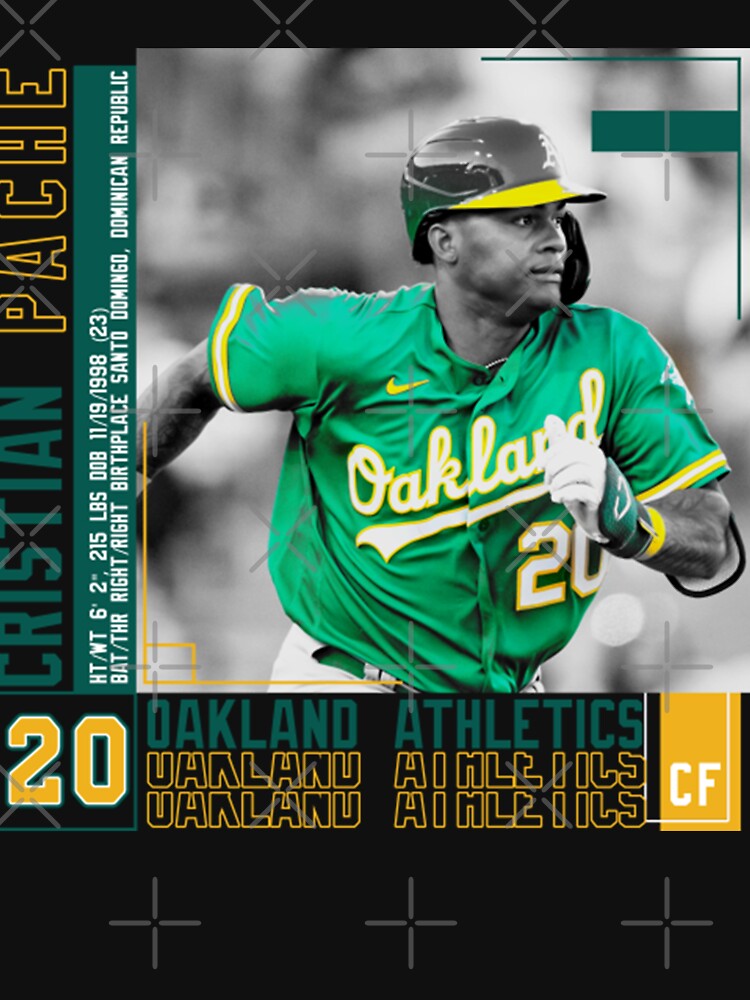 Men's Oakland Athletics Cristian Pache Green Alternate Jersey