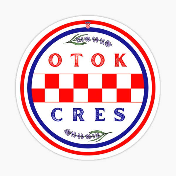Croatian Island of Cres Sticker