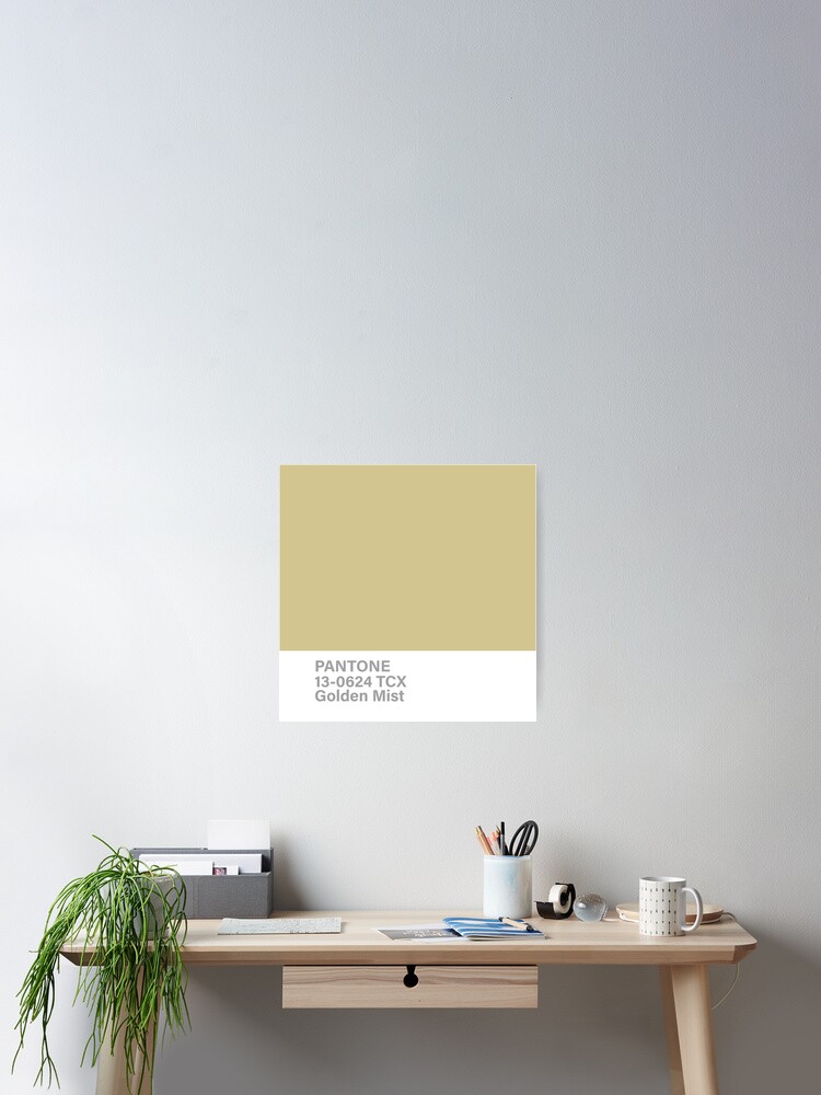 Pantone Tcx Golden Mist Poster For Sale By Princessmi Com