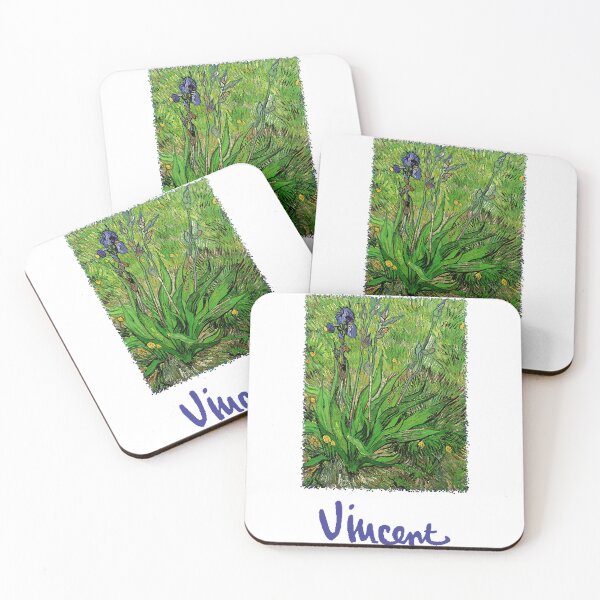 Aperçu de l'œuvre Iris de Vincent van Gogh, Garden Flowers Post Impressionnisme créée et vendue par CleopatraPark.