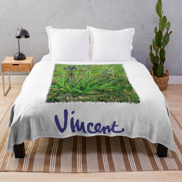 Item preview, Iris de Vincent van Gogh, Garden Flowers Post Impresionismo designed and sold by CleopatraPark.