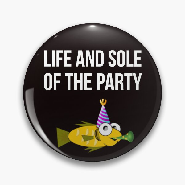 Artikelvorschau, Dover Sole Party Fisch entworfen und verkauft von Slogans4u.