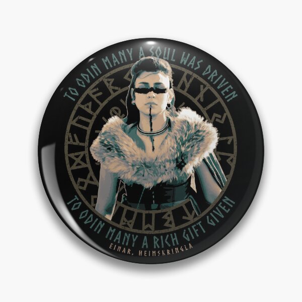 Item preview, To Odin Many a Soul Was Driven, Norse Viking Proverb, Sagas, Viking Gift, Shield Maiden designed and sold by Proverbial Wisdom Design.
