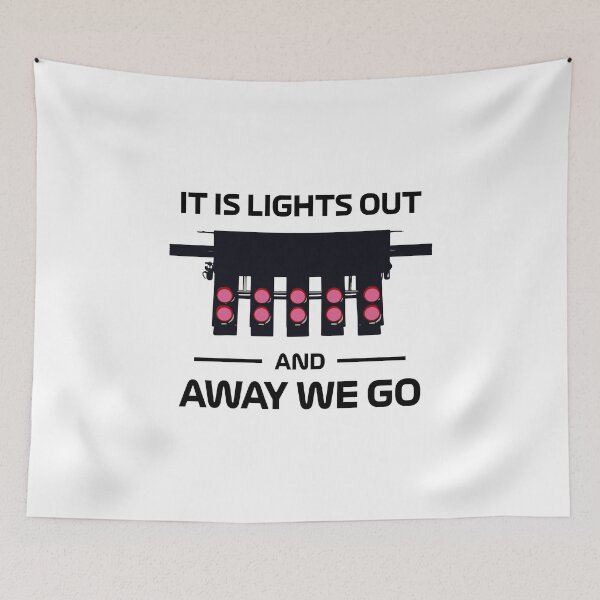 Item preview, Racing Race Start Race Car Lights Out Saying designed and sold by CreatDifference.