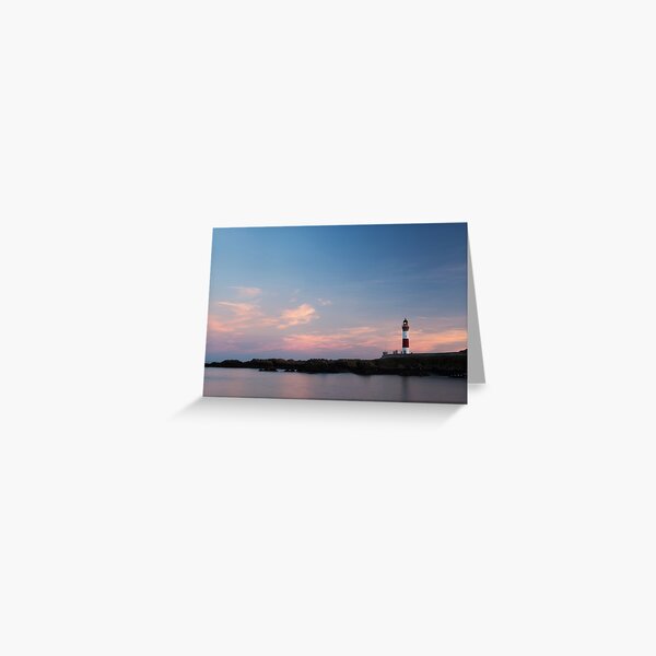 boddam lighthouse Greeting Card