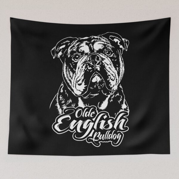 Item preview, Olde English Bulldog Dog Portrait designed and sold by dogarts.