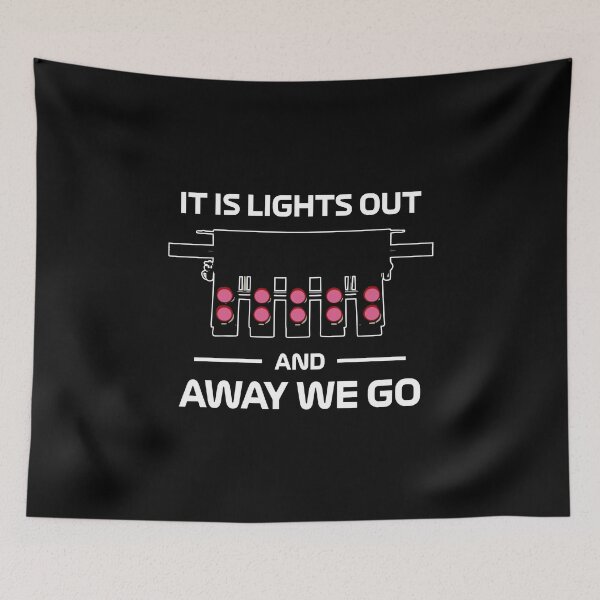 Item preview, Racing Race Start Lights Out Saying Race Car designed and sold by CreatDifference.