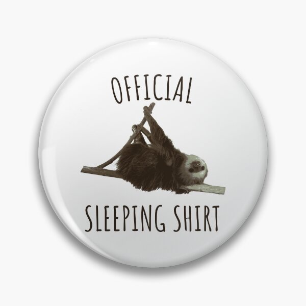 Item preview, Official Sleeping Shirt Cute Sloth Funny Gift designed and sold by CreatDifference.