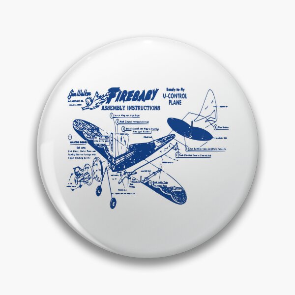 Item preview, Control line model airplane Firebaby designed and sold by RickTellon.