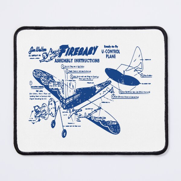 Item preview, Control line model airplane Firebaby designed and sold by RickTellon.