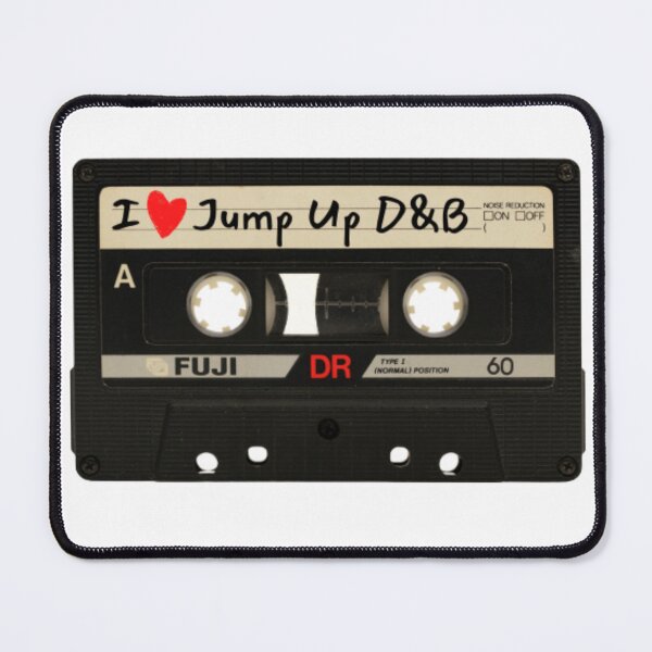 Item preview, I Love Jump Up Drum and Bass Music Cassette Tape designed and sold by RichTeeDesigns.