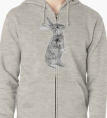 Rabbit 08 Hoodie mit Reißverschluss