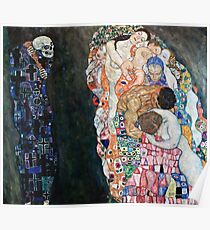Gustav Klimt - Death And Life 1910 Poster