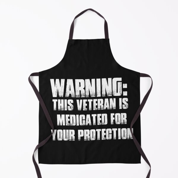 Item preview, This veteran is medicated for your protection Typography  designed and sold by garniturex.