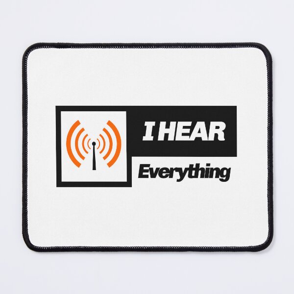 Item preview, I Hear Everything. Teacher Funny White Lie School Teaching designed and sold by Amir Abou-Roumié.