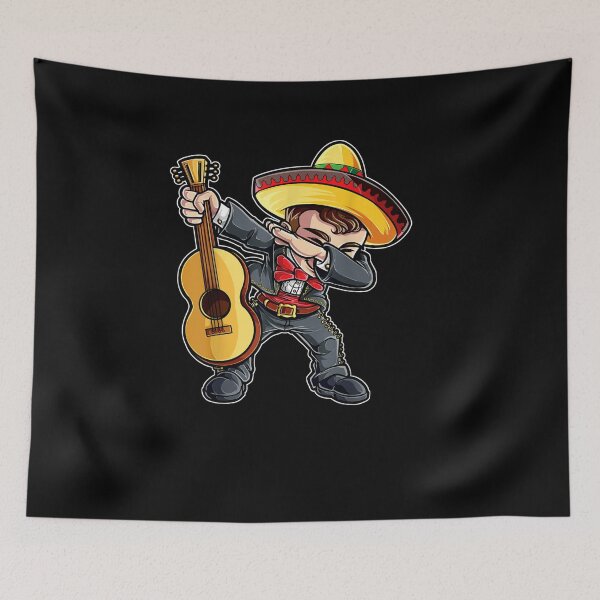 Item preview, Copy of Dabbing Mexican Poncho Cinco de Mayo Boys Men Sombrero Dab designed and sold by Bethemostbeauti.