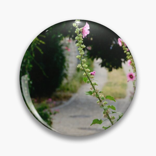 Item preview, small alley with hollyhock designed and sold by FotoMahieu.