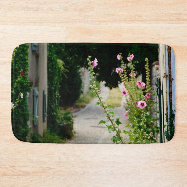 Item preview, small alley with hollyhock designed and sold by FotoMahieu.