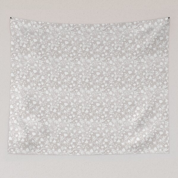 Item preview, Floral Silhouette - Warm Grey designed and sold by JPuckett-Design.