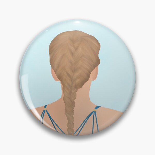 Item preview, Mujer con trenza en el pelo designed and sold by daisyandlime.