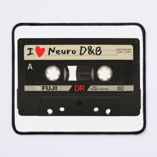 Item preview, I Love Neuro Drum and Bass Music Cassette Tape designed and sold by RichTeeDesigns.