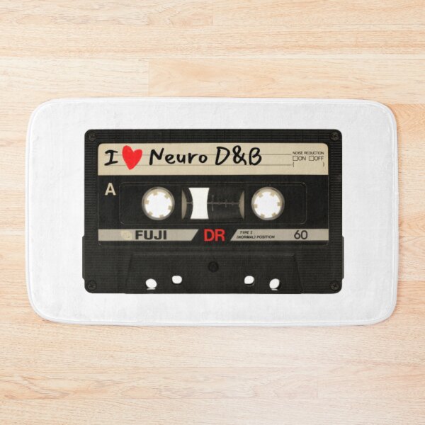 Item preview, I Love Neuro Drum and Bass Music Cassette Tape designed and sold by RichTeeDesigns.