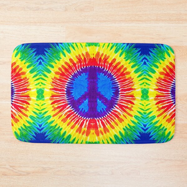 Item preview, Rainbow Tie Dyed Peace Sign designed and sold by Tara Thralls.