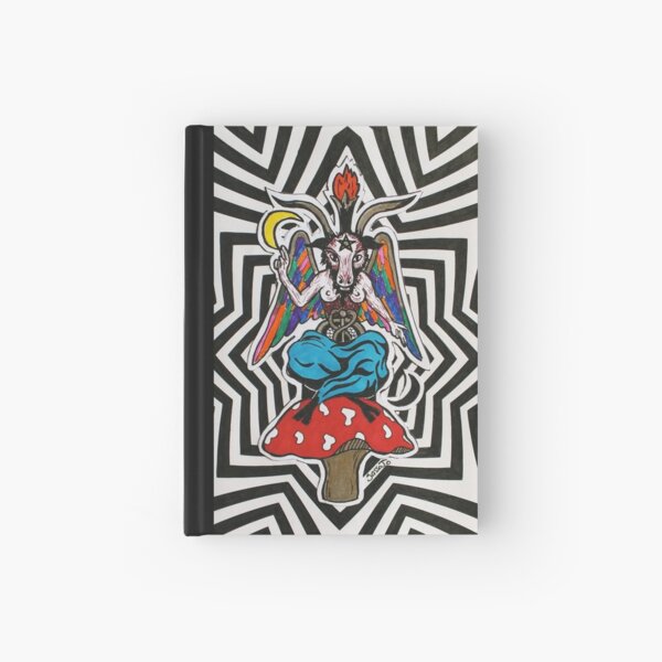 Psychedelic Baphomet Hardcover Journal