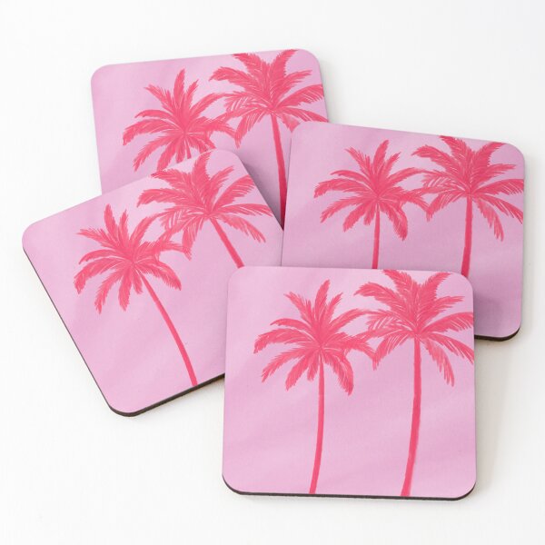 Item preview, Pink Palm Trees Summer Tropical Aesthetic designed and sold by trajeado14.