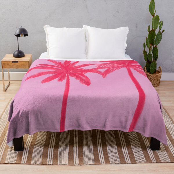 Item preview, Pink Palm Trees Summer Tropical Aesthetic designed and sold by trajeado14.