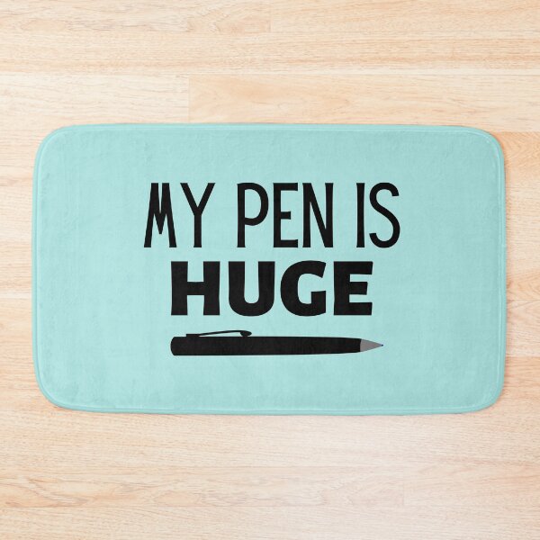Item preview, Vintage My Pen is Huge Bold Typography  designed and sold by garniturex.