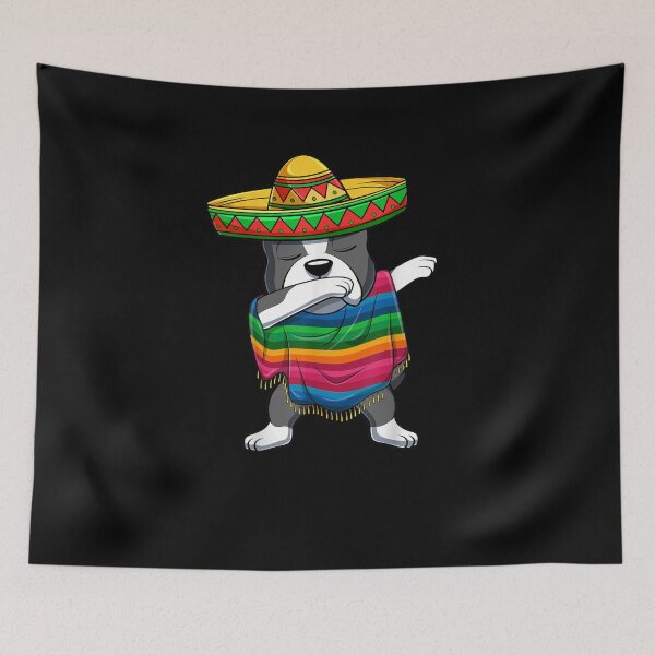 Item preview, Dabbing Mexican Poncho Cinco de Mayo Boys Men Sombrero Dab designed and sold by Bethemostbeauti.