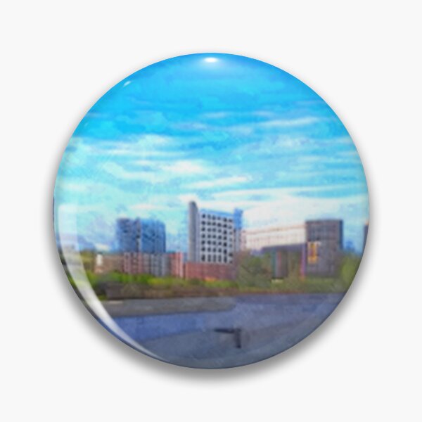 Artikelvorschau, Fredericton Skyline, New Brunswick Ölgemälde von AI. - Hauptstädte von Kanada entworfen und verkauft von AIArtWizard ⭐⭐⭐⭐⭐.
