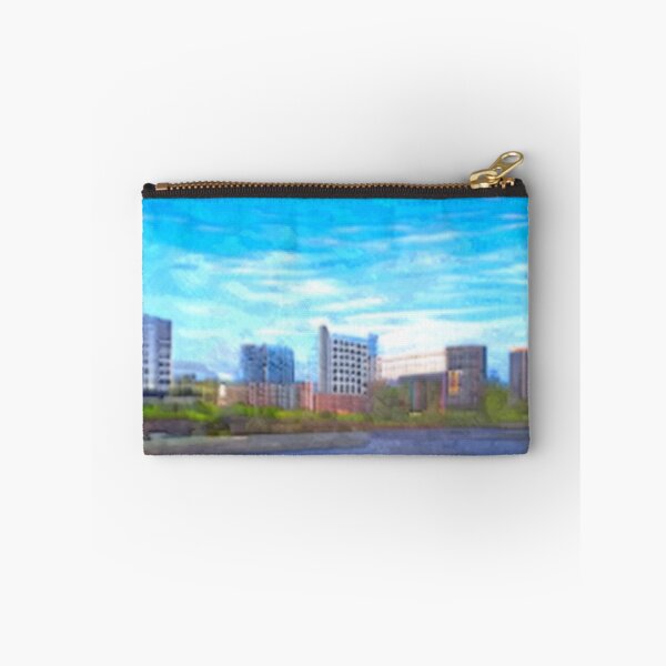 Artikelvorschau, Fredericton Skyline, New Brunswick Ölgemälde von AI. - Hauptstädte von Kanada entworfen und verkauft von AIArtWizard ⭐⭐⭐⭐⭐.