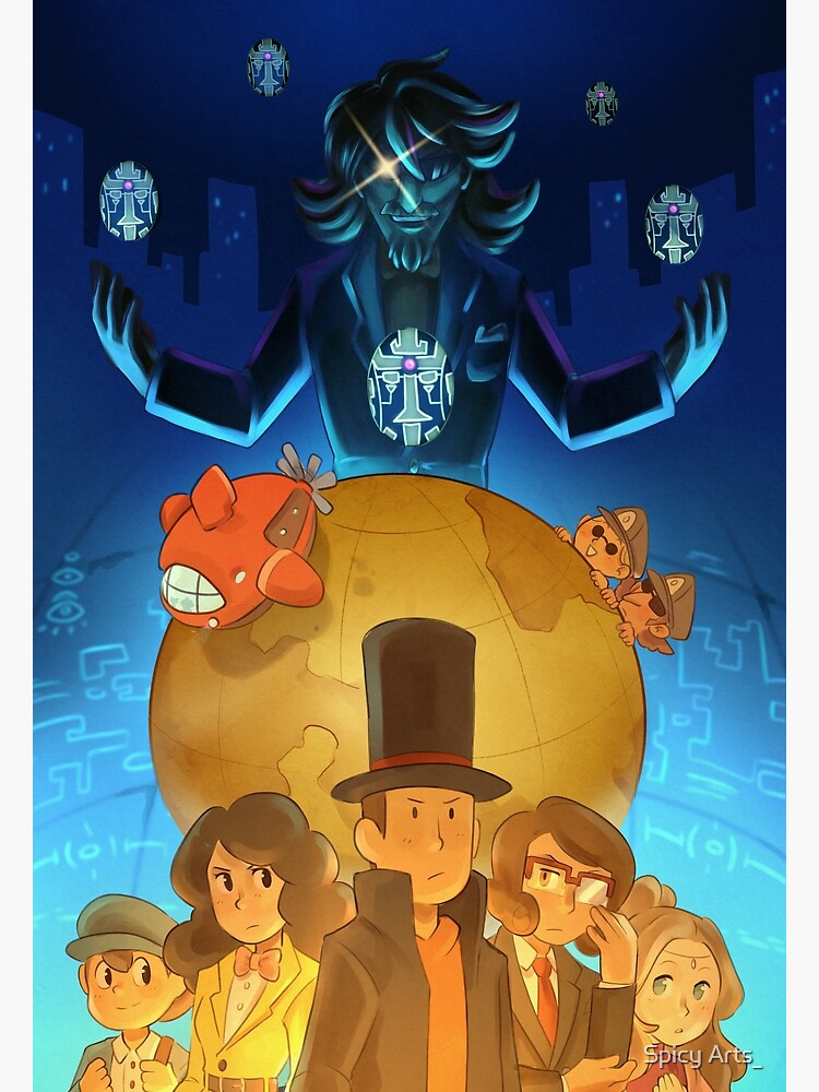 "Professor Layton and the Azran Legacy " Poster by MartinaMos Redbubble