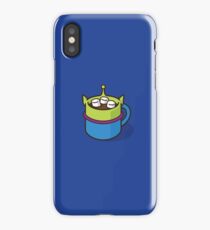 Little Green Alien Hot Cocoa iPhone Case