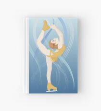 Girl Figure Skater Hardcover Journal