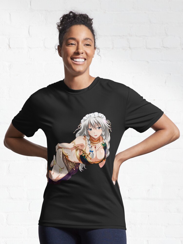 Sexy Grayfia Lucifuge Hot Tits Boobs High School Dxd Lewd Ecchi Hentai Girl Active T Shirt