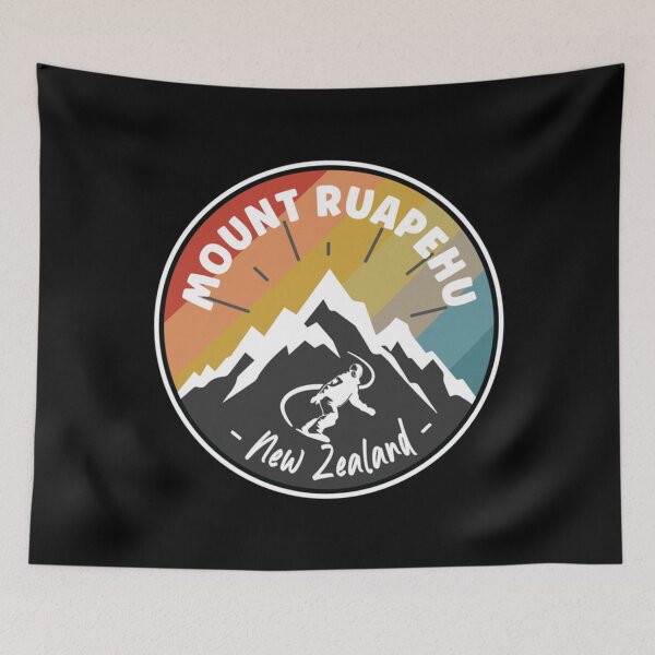 Item preview, Snowboard Mount Ruapehu New Zealand Classic . designed and sold by yeltonugmaru.
