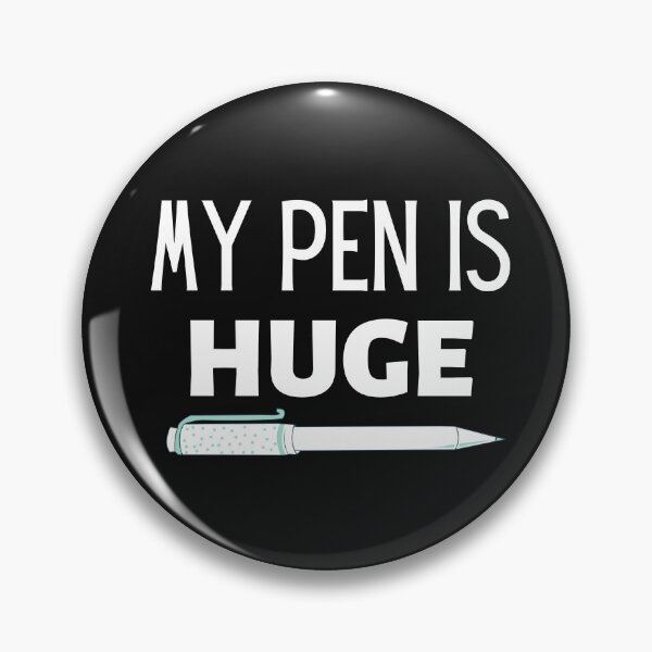 Item preview, Vintage My Pen is huge Bold Typography designed and sold by garniturex.